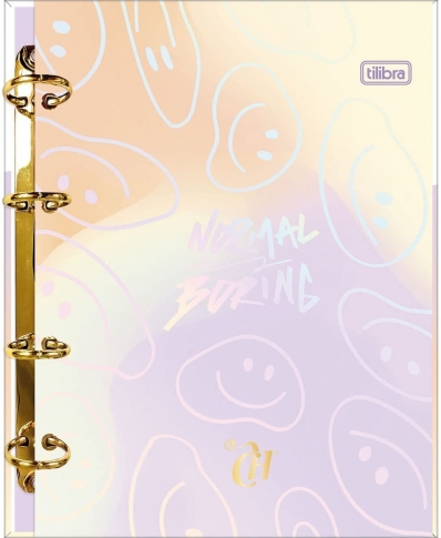 Caderno fichário colegial argolado Capricho 160 Fls 210x260mm