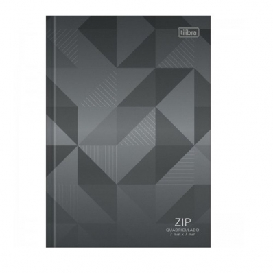 Caderno capa dura brochura aritmética quadriculado 96 fls 7x7mm zip