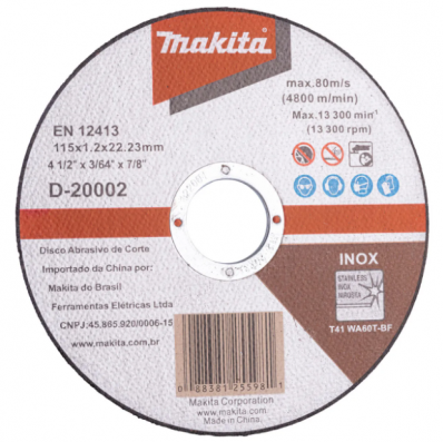 Disco Corte 4.1/2x3/64x7/8 