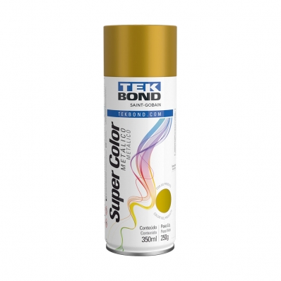 Tinta Spray-OURO METÁLICO- 350ml
