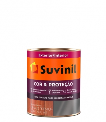 Tinta Esmalte Preto Brilhante 900ml SUVINIL