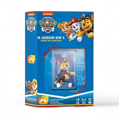 Paw Patrol: 6 jogos em 1 - Jogo de cartas