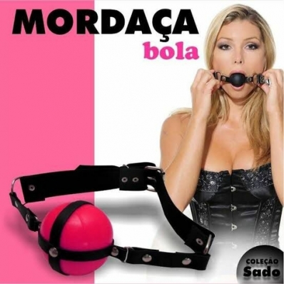 MORDAÇA C/ BOLA BRASIL FETICHE