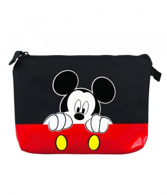 Necessaire Retangular Mickey Assinatura 15x3x21cm - Disney