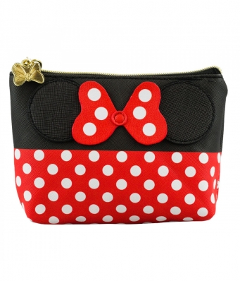 Necessaire Minnie Assinatura 12x4.5x17cm - Disney