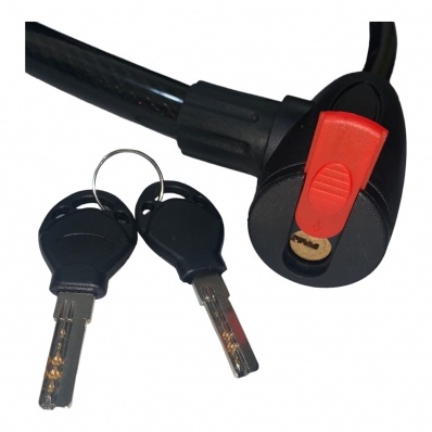 CADEADO TRAVA P/ MOTO E BICICLETA EM AO 15MM