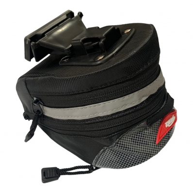 BOLSA DE SELIM PARA BICICLETA EXPANSIVA COM REFLETIVO