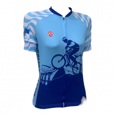 CAMISA CICLISMO MTB FEMININA - RJ (ZPER TOTAL) - PLUS SIZE