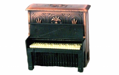 Apontador de metal colecionável piano #8782