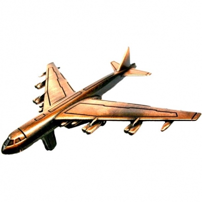 Apontador de metal colecionável helicóptero bombardeiro B-52 #129