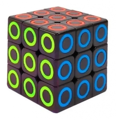 Cubo mágico interativo stickerless color 3x3