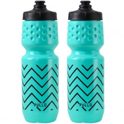 2x Garrafa Caramanhola Bike Esporte Hupi Pullo 750ml Squeeze Azul-celeste