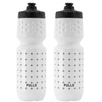 2x Garrafa Caramanhola Bike Esporte Hupi Pullo 750ml Squeeze Branco