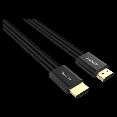 Cabo HDMI Aiwa AWCPHD1 / Ultra HD / 1.8 Metros - Preto