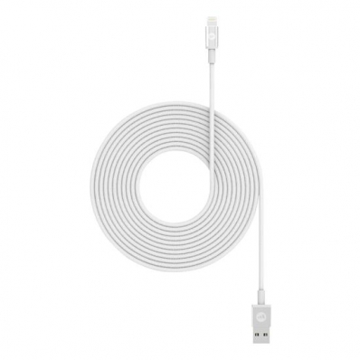 Cabo USB Mophie USB-A To Lightning / 3 Metros - Branco