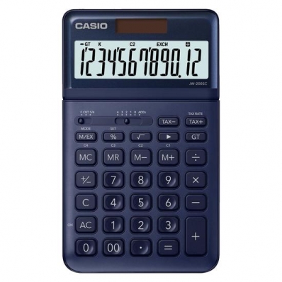 Calculadora Casio JW-200SC-NY-N-DP / 12 Digitos - Azul