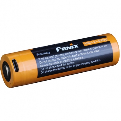 Bateria Recarregavel Fenix ARB-L21-5000U 21700 5000MAH 3.6V USB-C