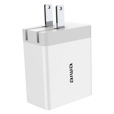 Carregador de Tomada Aiwa AWP2232QW USB / 3 Saidas / Bivolt - Branco