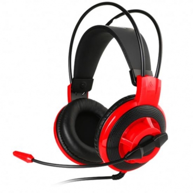 Headset Gamer MSI DS501 - Vermelho/Preto