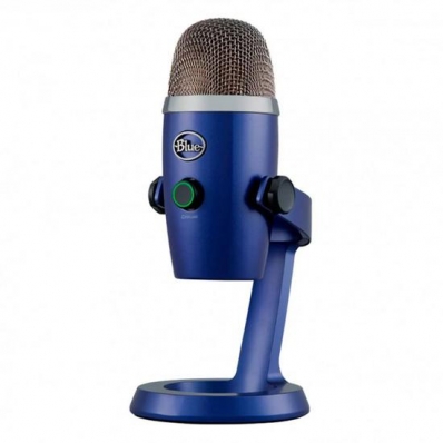 Microfone Logitech Blue Yeti Nano Premium USB - Vivid Blue (988-000089)