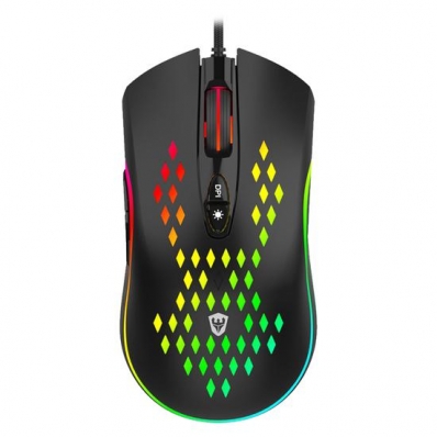 Mouse Gamer Satellite A-GM07 RGB / 6400 Dpi - Preto
