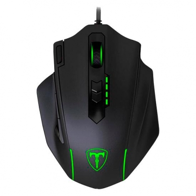 Mouse T-Dagger Major Gaming com Fio / 8000DPI - Preto (TTGM-303)