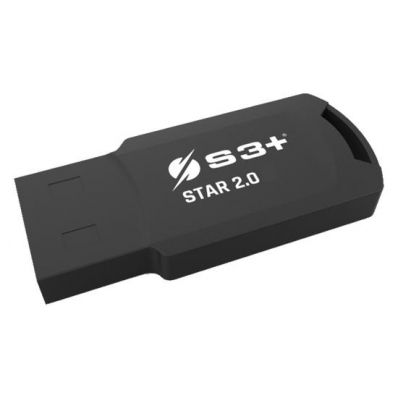 Pendrive S3+ Star 2.0 S3PD2004032BK-R 32GB - Preto