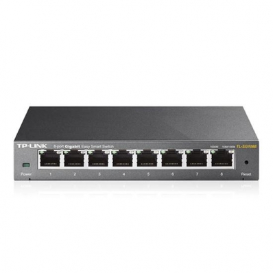 Switch TP-Link TL-SG108E 8 Portas - Cinza
