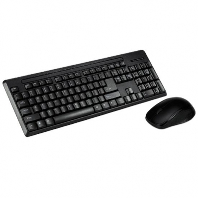 Teclado e Mouse Satellite AK-718G 2.4GHZ - Preto