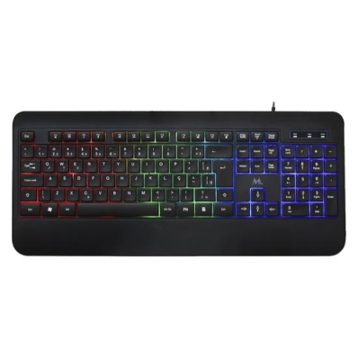 Teclado Mtek KB-7701LR USB / Portugues / Backlight - Preto