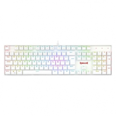 Teclado Redragon K551W-RGB-1 Mitra RGB - Branco