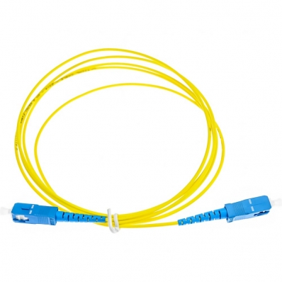 Cabo de Fibra Optica SC-Upc para SC-Upc Single Mode 3 MM - 2 Metros