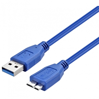 Cabo HLD USB 3.0 A Micro-B 3 Metros - Azul