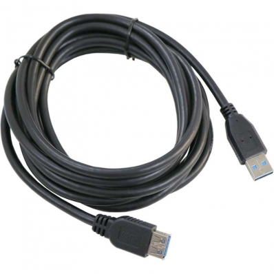 Cabo HLD USB 3.0 Macho/Femea 3 Metros Preto