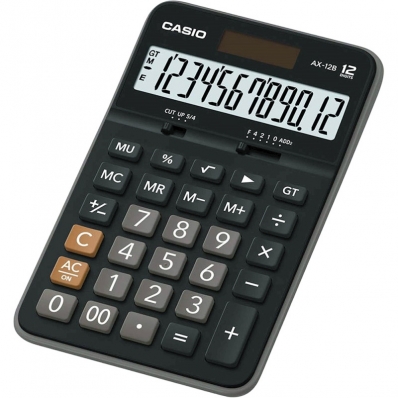 Calculadora Casio AX-12B (12 Digitos) - Preto