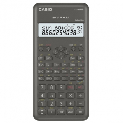 Calculadora Casio FX-82MS 2DA Edicao - Preto Carvao