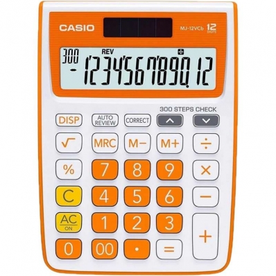 Calculadora Casio MJ-12VCB-RG (12 Digitos) - Laranja