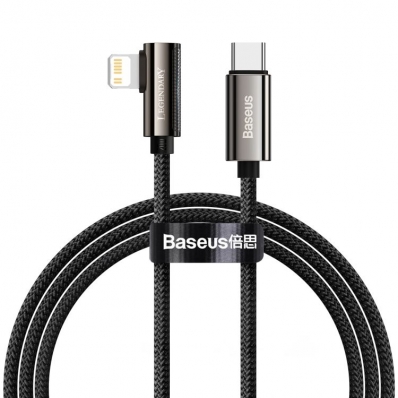 Cabo USB-C A Lightning Baseus CATLCS-01 Legend 20 W 90 - Black 1 Metro