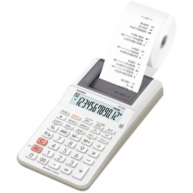 Calculadora com Bobina HR-8RC (12 Digitos) - Branco