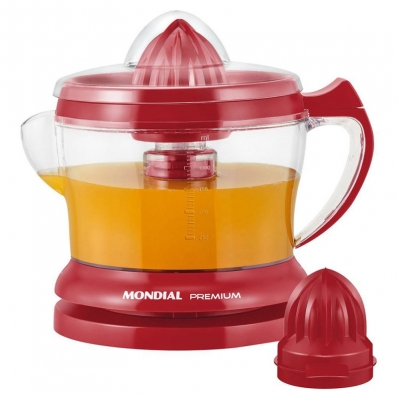 Extrator de Suco de Frutas Mondial Premium Turbo Citrus e-23 - Vermelho - 110V