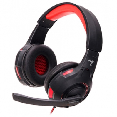 Fone de Ouvido Kolke Killer KGA-345 Con Microfone - Preto/Vermelho
