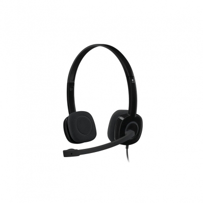 Fone de Ouvido Logitech H151 Estereo Headset Wind/Ios/Andr Preto