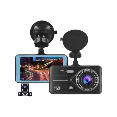 Camera para Carro Satellite A-DVR052 de 12MP com Tela 4.0" USB/SD/Av