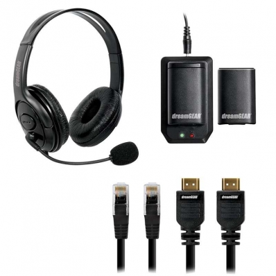 Headset Dreamgear Expansion Kit 6 Em 1 para Xbox 360 (com Fio)