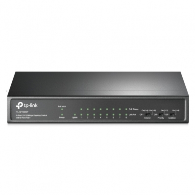 Hub Switch TP-Link TL-SF1009P 9 Portas - 10/100MBPS