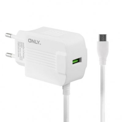 Carregador Only MOD06-A - USB - com Cabo Tipo C - Branco