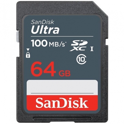 Memoria SDXC Uhs-I Ultra Sandisk 64GB 100MB/s