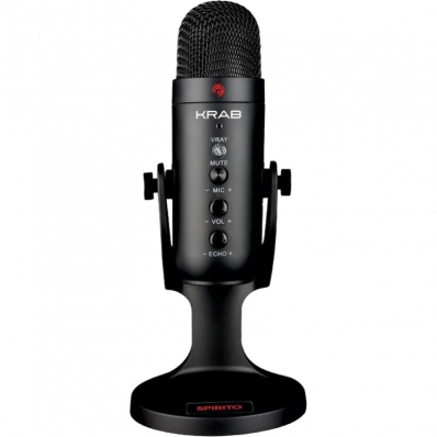 Microfone Krab Spirito KBCGM10 - Preto