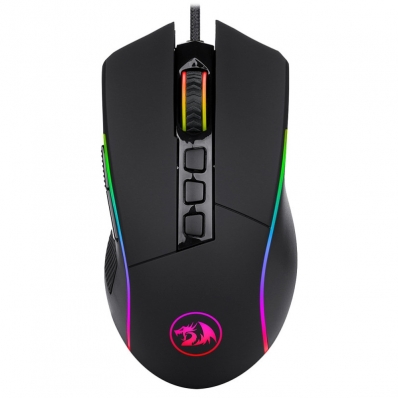 Mouse Gamer Redragon LONEWOLF2 M721PRO com Fio - Preto