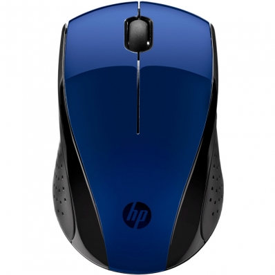 Mouse HP 220 6JA62AA 1600DPI - Preto/Azul (Sem Fio)